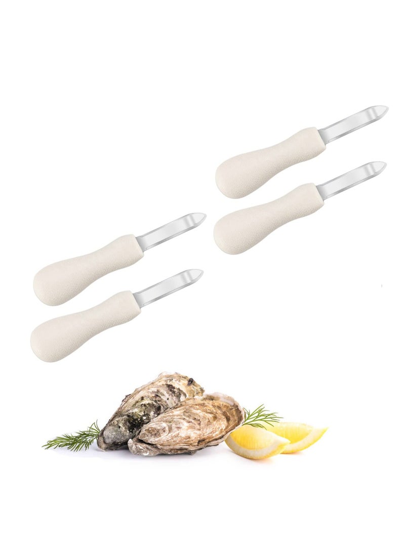 Oyster Shucking Knife, 8 Pack Knife Shucker Set Clam Seafood Opener Tools