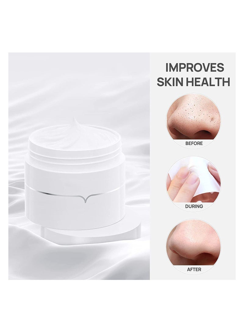 Blackhead Mask with 60 pcs Strips, Remover Peel pff Mask, Black Head for Face, Nose Plants Pore Cleanser Purifying Face Leaving Your Skin Fresh and Clean (1.05oz/30g)