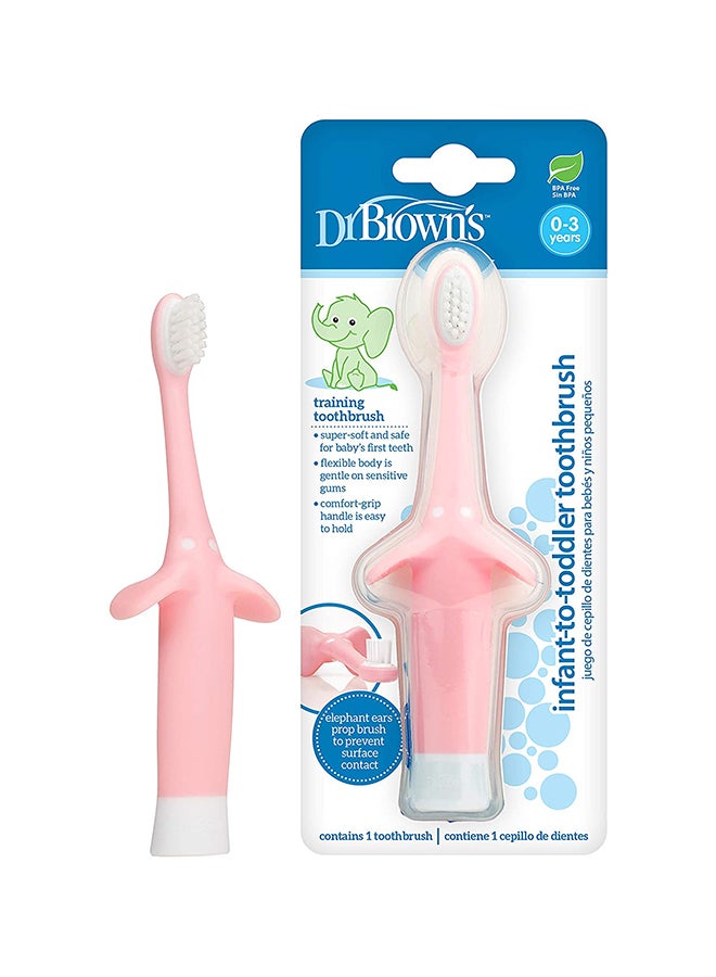 Infant-to-Toddler Toothbrush, Pink