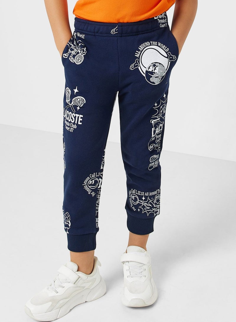 Kids Printed Sweatpants