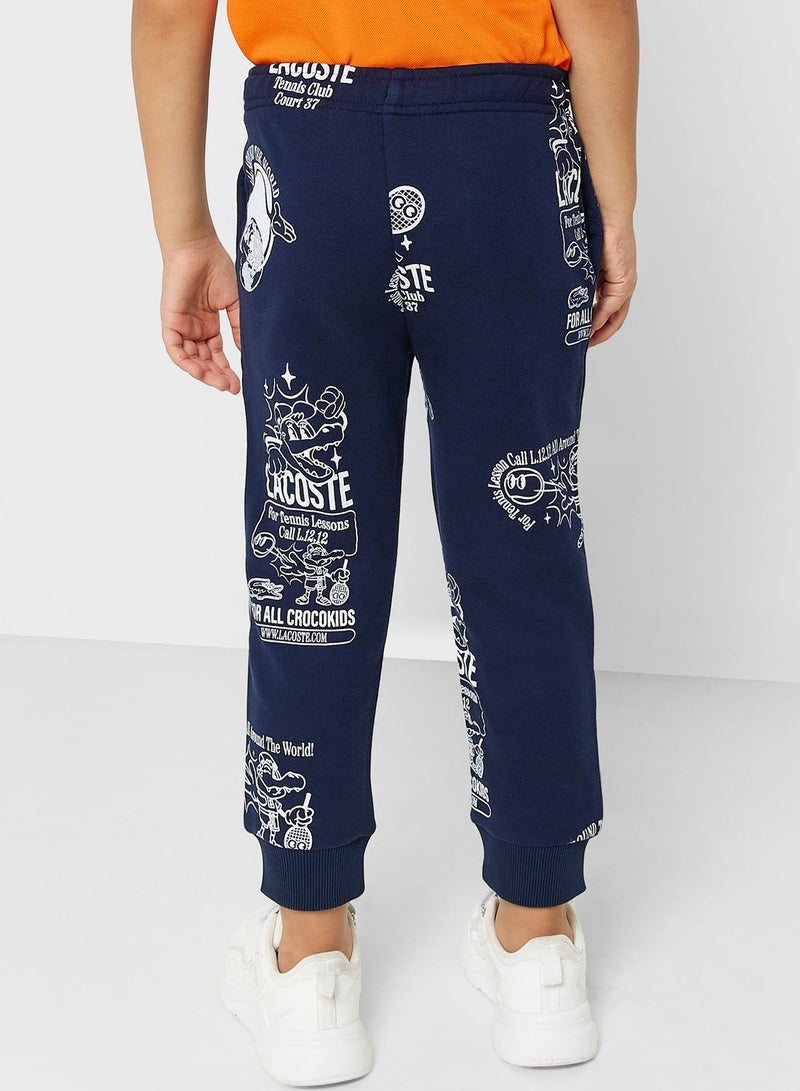 Kids Printed Sweatpants