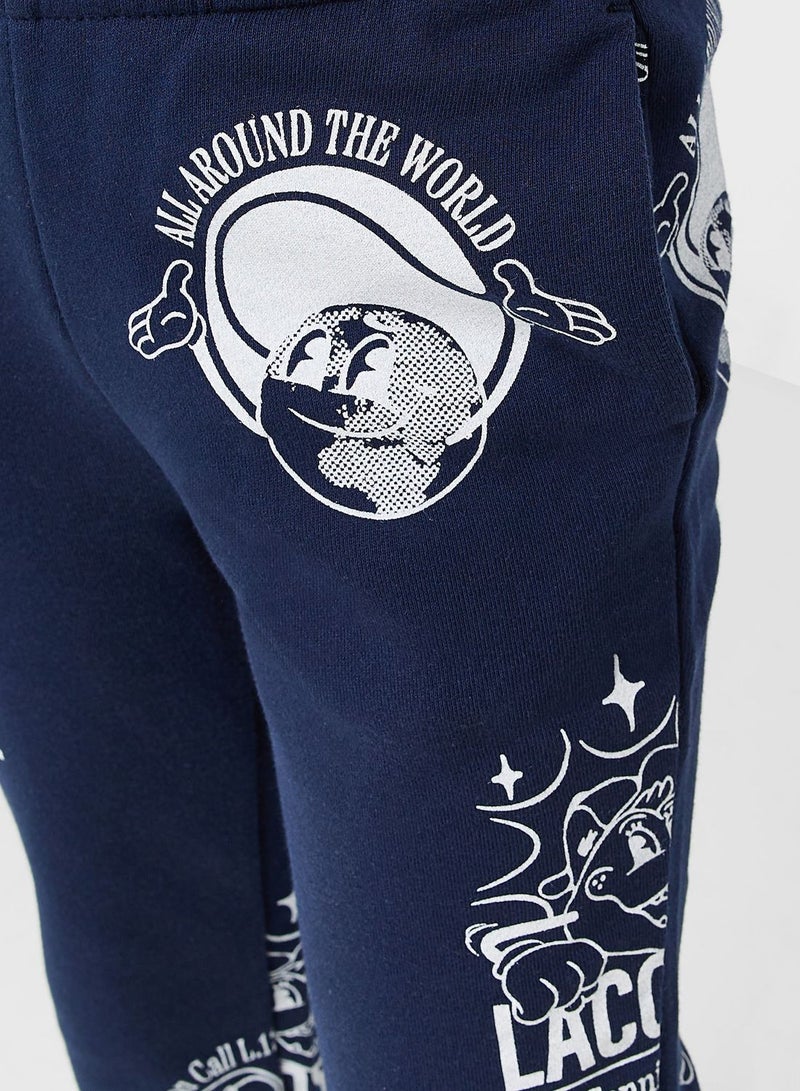 Kids Printed Sweatpants