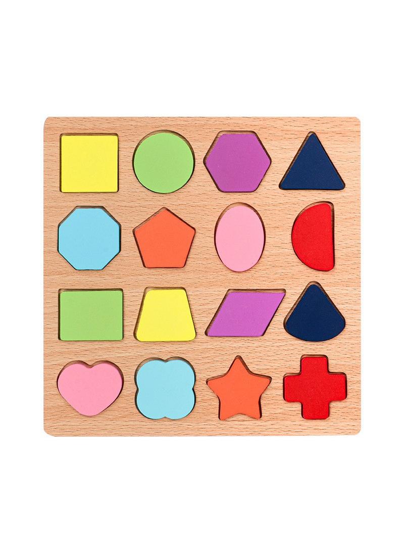Creative craft geometric shape sorter educational learning toy for kids style C5