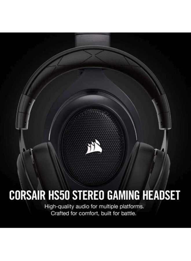 HS50 Stereo Wired Over-Ear Gaming Headphones With Mic