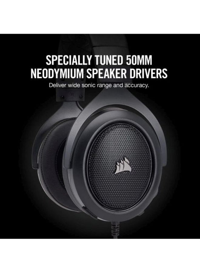 HS50 Stereo Wired Over-Ear Gaming Headphones With Mic