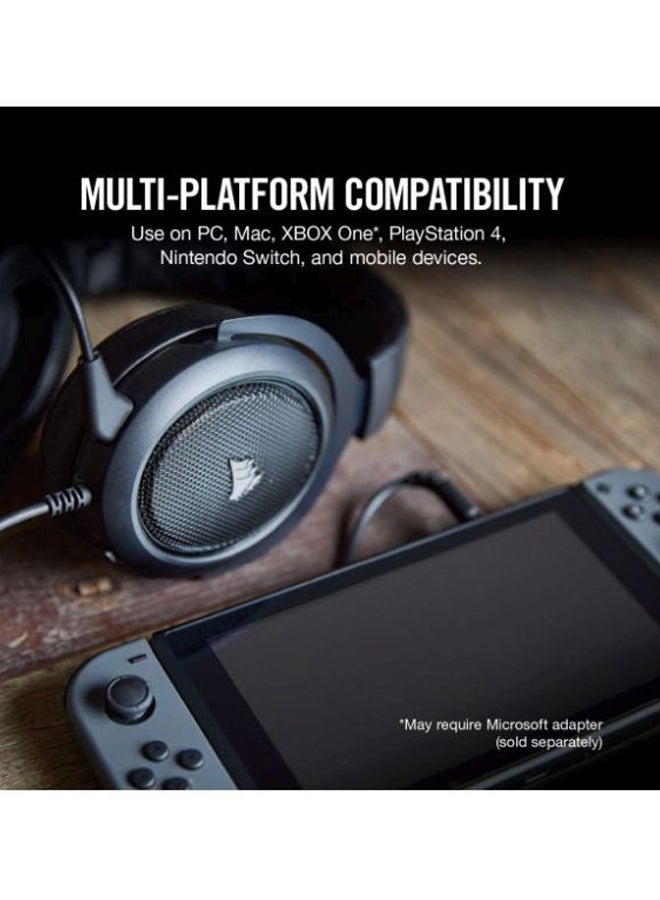 HS50 Stereo Wired Over-Ear Gaming Headphones With Mic