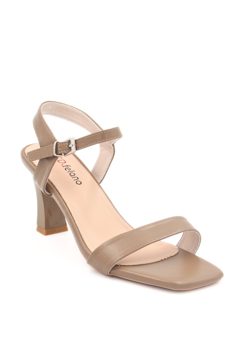 Women's high heel sandals | Open Toe, formal Slip-On heel for Girls & Ladies | Women's lightweight wedding party shoes, High Heel shoes