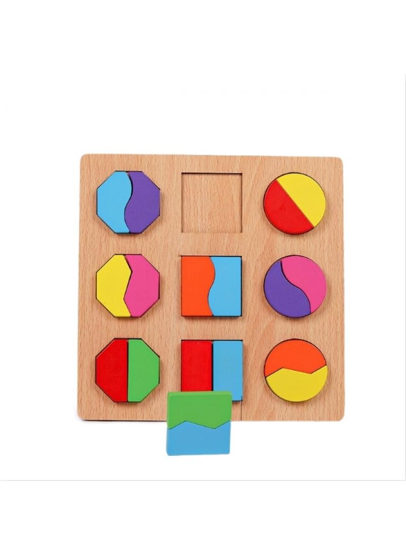 Three-dimensional building block toy children's early education puzzle toy 20x20cm