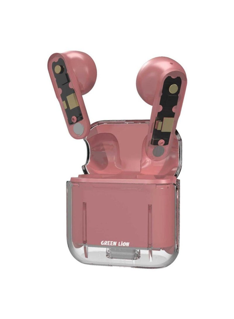 Green Lion Solo Wireless Earbuds_Pink