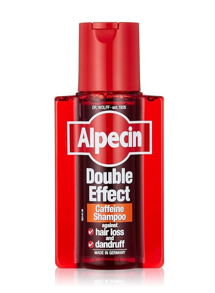 Double Effect Dandruff And Hair Loss Caffeine Shampoo 200ml