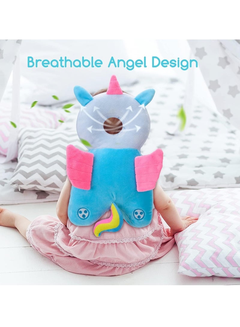 Baby Head Protector & Baby Knee Pads for Crawling Toddler Walkers Safety Pillow Cushion Adjustable for 5-24 Months Baby Head Protector Backpack