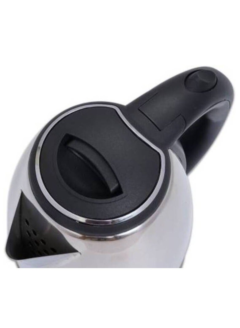 Japan Electric Kettle, 1500W, 1.8L, Strong Stainless Steel Body with 2 years warranty, ESMA, ROHS, and CB Certified, Silver/Black 1.8 L 1500 W AF-1815KTSS Silver/Black