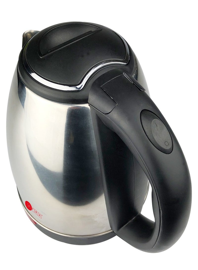 Japan Electric Kettle, 1500W, 1.8L, Strong Stainless Steel Body with 2 years warranty, ESMA, ROHS, and CB Certified, Silver/Black 1.8 L 1500 W AF-1815KTSS Silver/Black