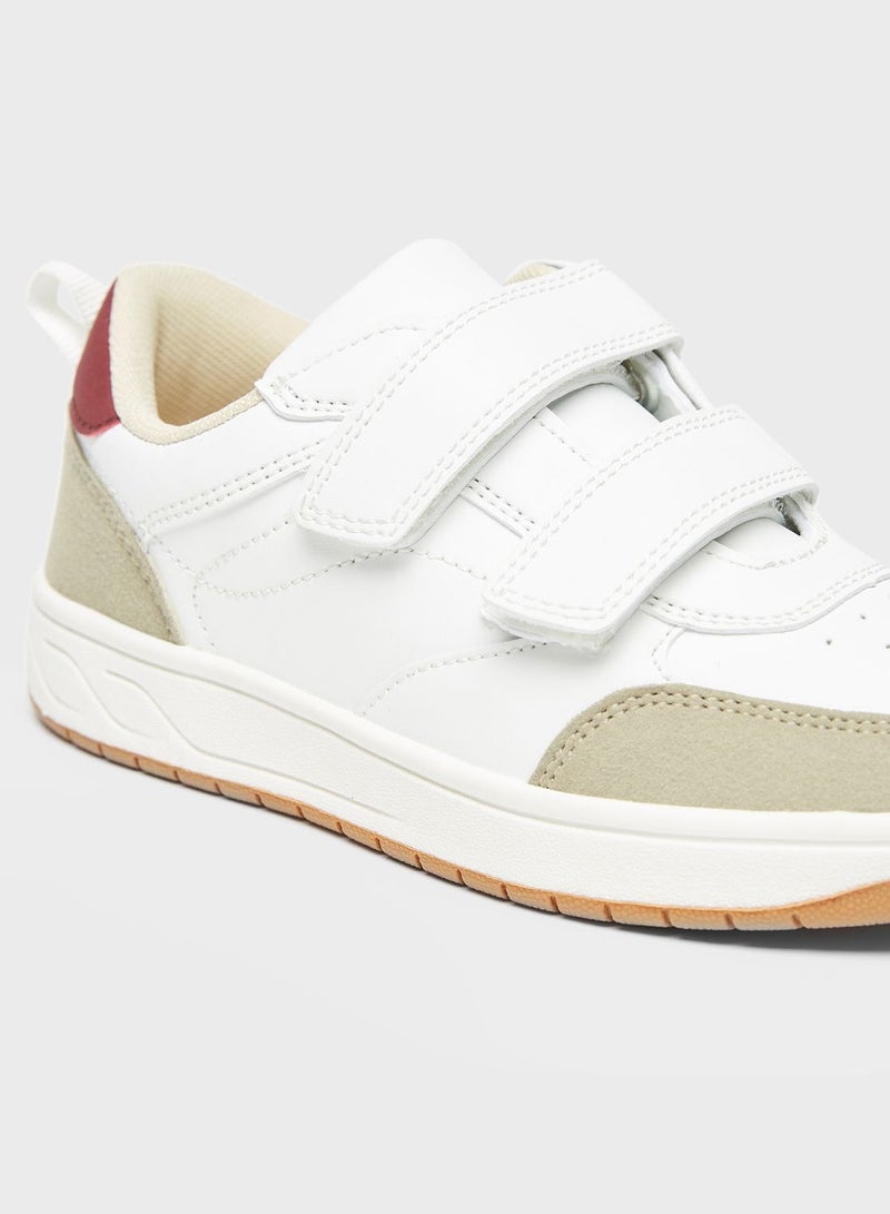 Kids Low Top Velcro Sneakers