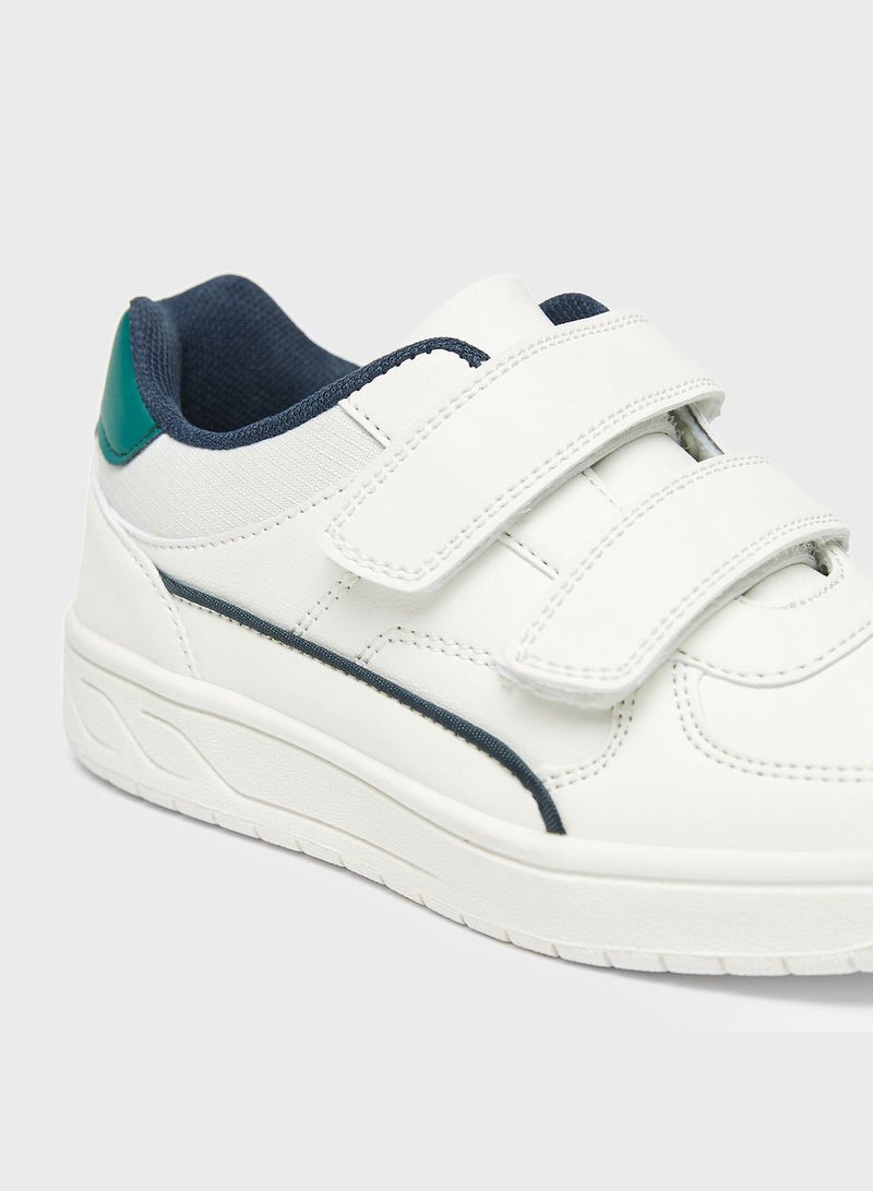 Kids Low Top Velcro Sneakers