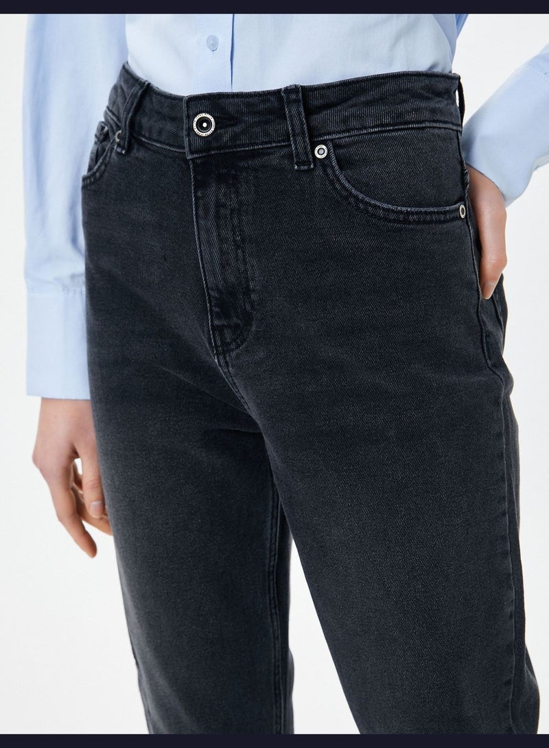 Slim Fit Mom Jean Comfort Stretch Standard Waist - Mom Jeans