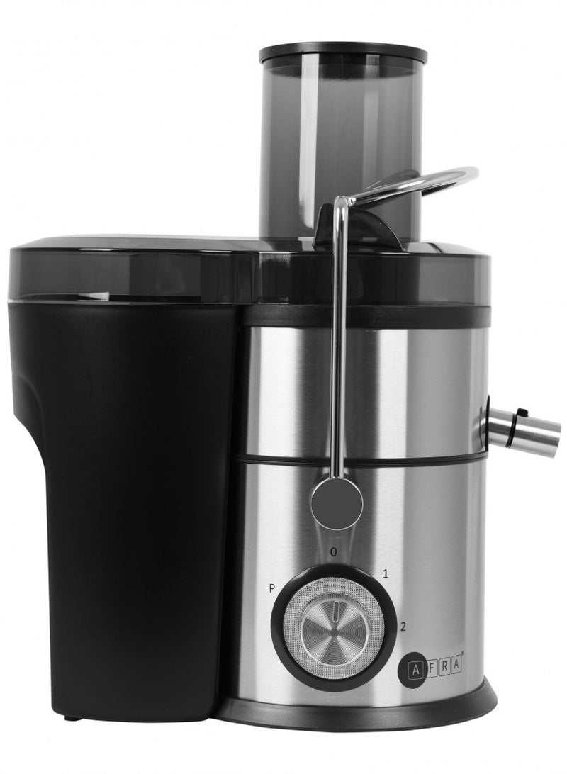 Japan 4 in 1 Juicer 2 Speed Settings 1.5 Liter Capacity Pulse Function Pulp Container Glass Blender With Meat Chopper & Grinder Jar G-Mark ESMA RoHS And CB Certified 1.5 L 800 W AF-800JCBK Black