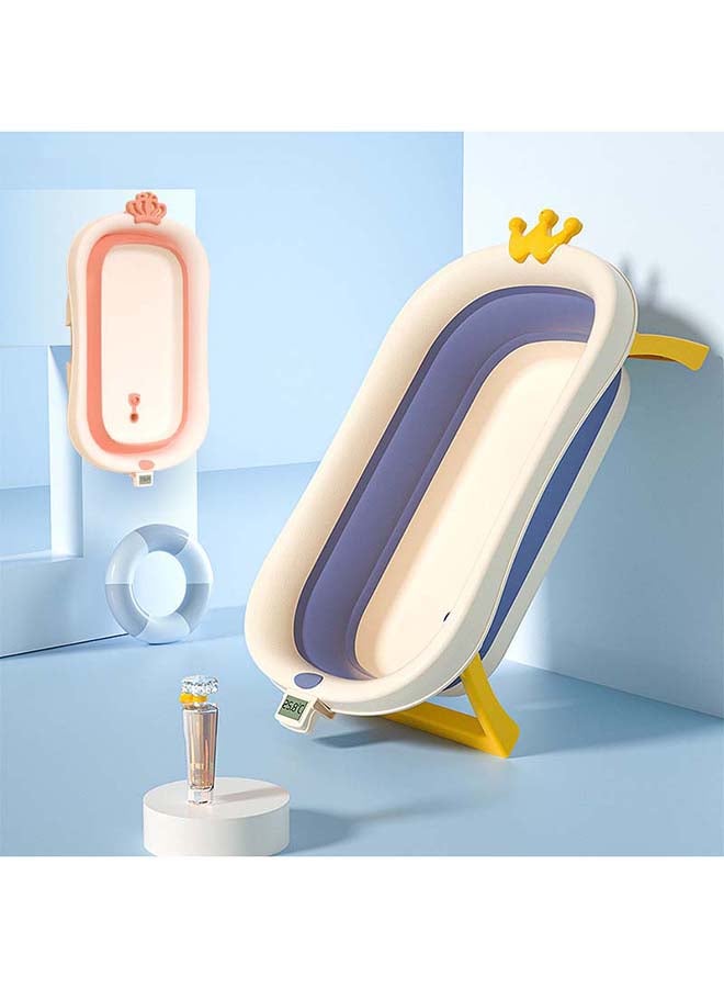 Baby Bath Tub - Foldable Baby Bathtub with Temperature Indicator, Non-Slip Base, Comfortable Design, Suitable for Infants and Toddlers up to 1 Year