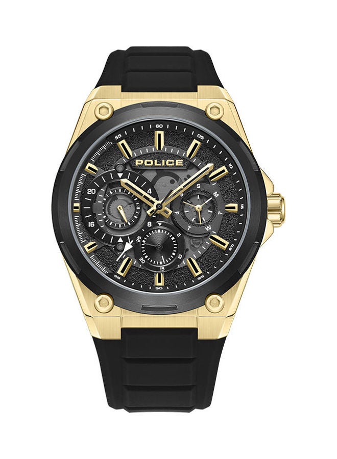 Men's Chronograph Round Shape Silicone Wrist Watch PEWJQ2203241 - 45 Mm