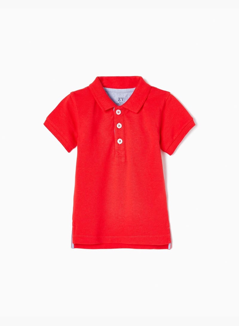 Zippy Polo-Shirt With Oxford Detail For Baby Boys