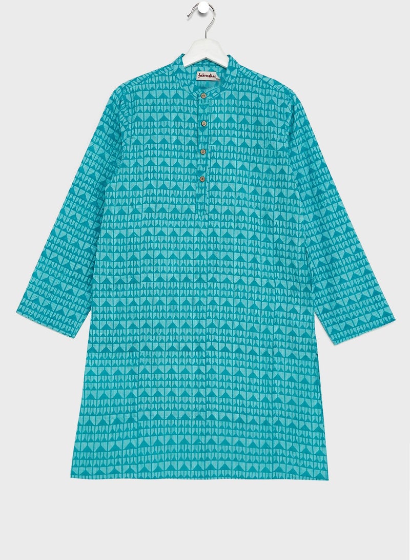 Youth Printed Long Kurta