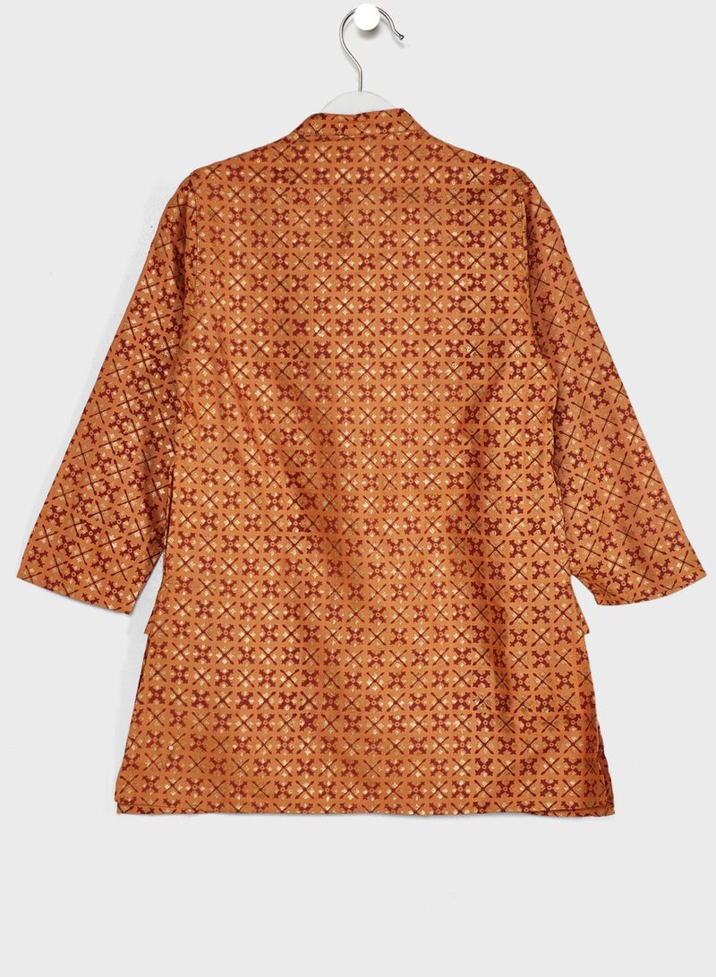 Infant Printed Long Kurta