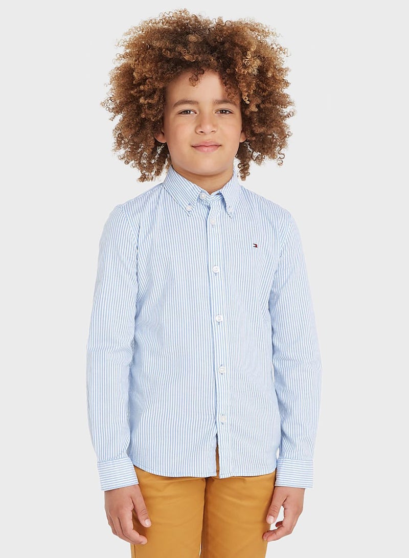 Kids Stripe Flex Ithaca Shirt