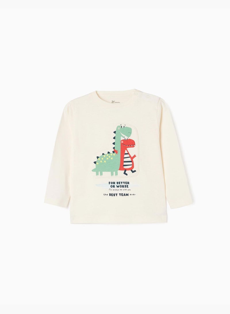 Zippy Long Sleeve Cotton T-Shirt For Baby Boys