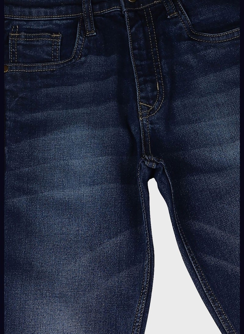 Jeans with Side Stripes