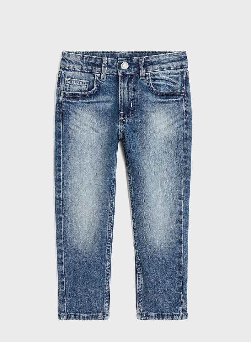 Kids Denim Straight Fit Jeans
