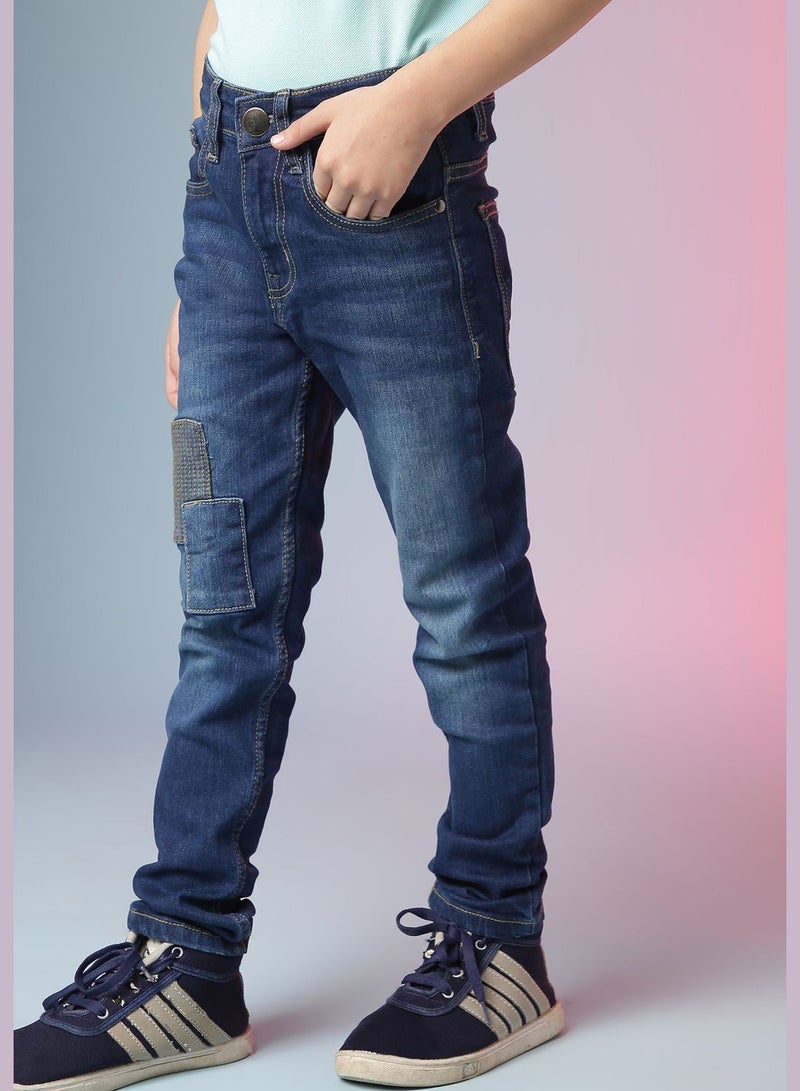 Distressed Slim Fit Jeans