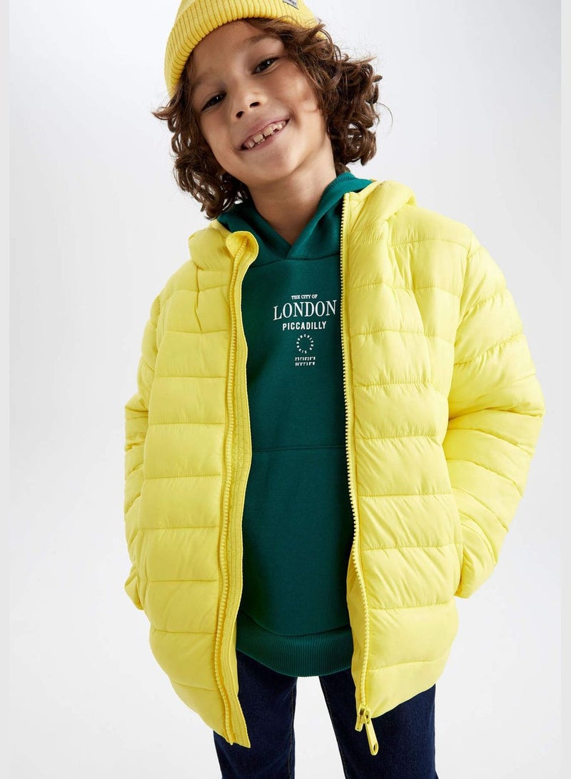 Boy Hooded Long Sleeve Jacket