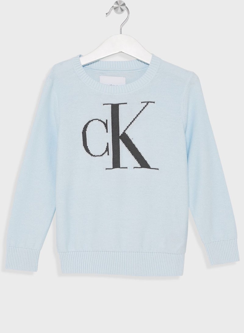 Kids Monogram Sweater