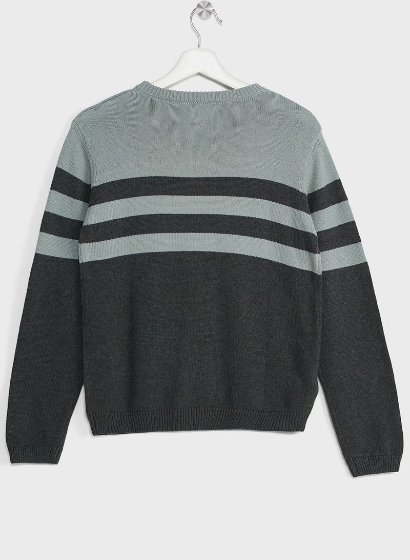 Kids Colorblock Sweater