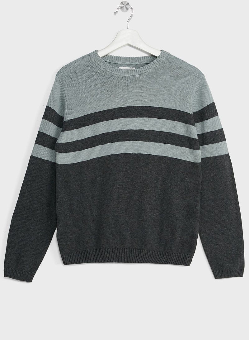 Kids Colorblock Sweater