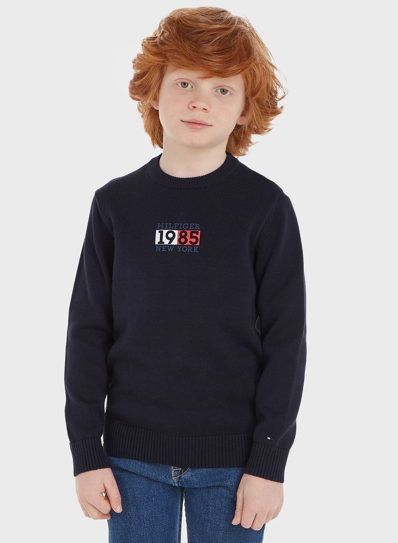 Kids Monogram Sweater