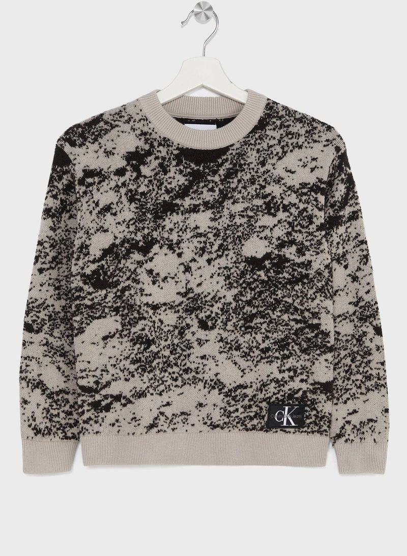 Kids Textured Sweater