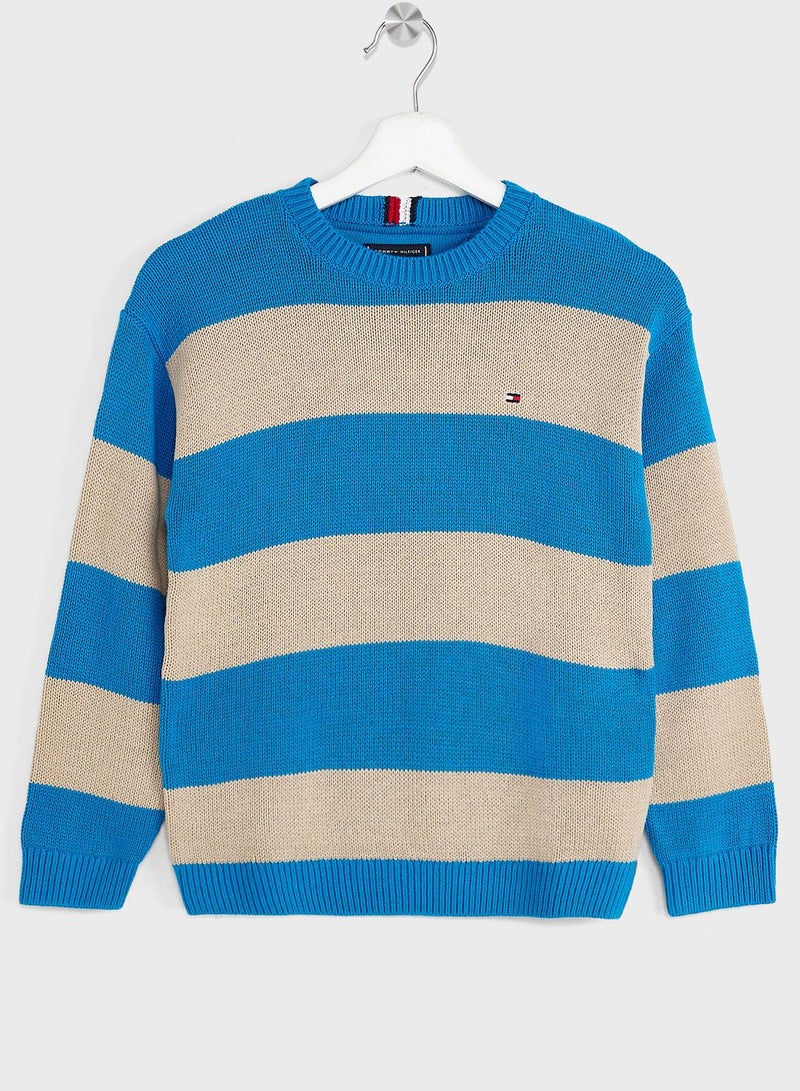 Youth Colorblock Sweater