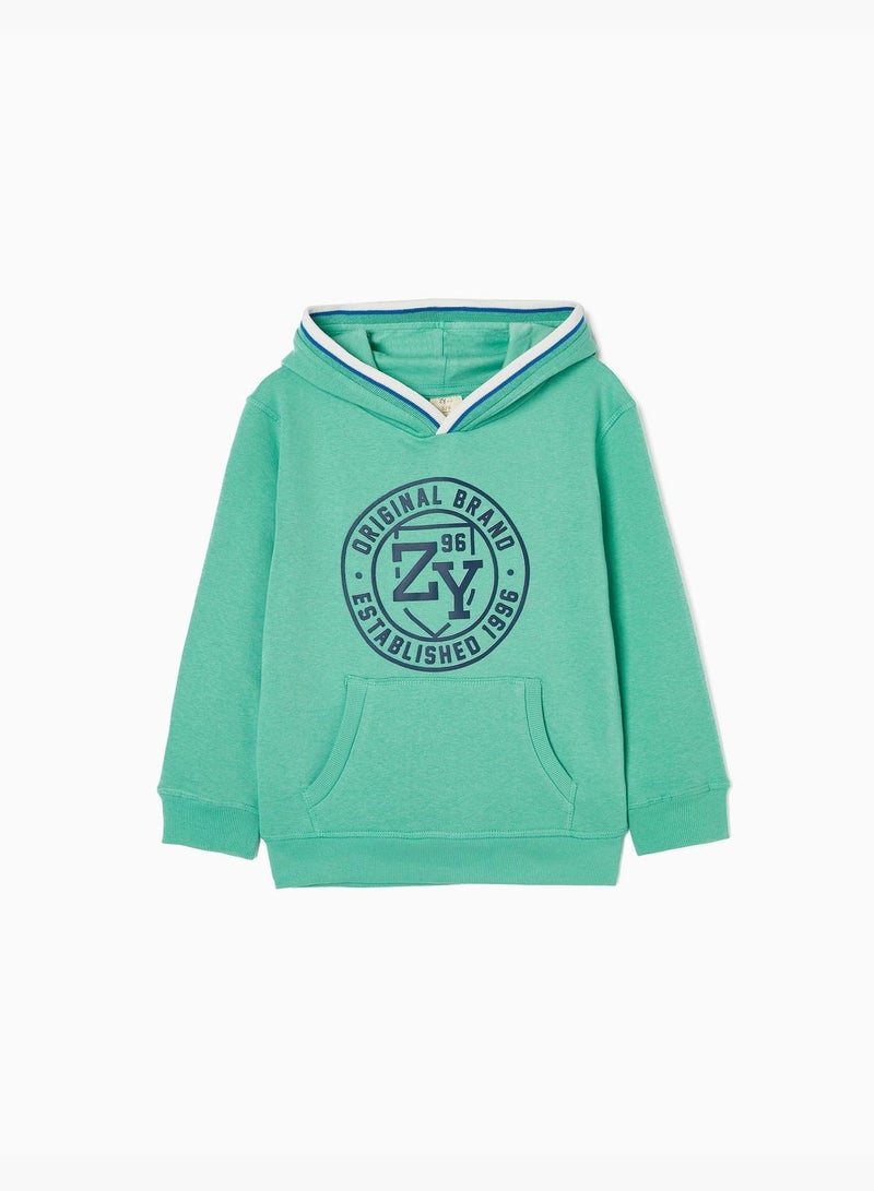 Zippy Cotton Hooded Sweatshirt For Boys