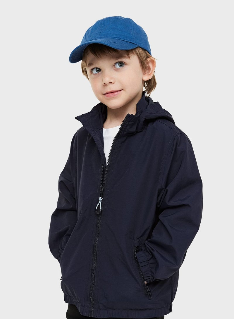 Kids Essential Hooded Jacket