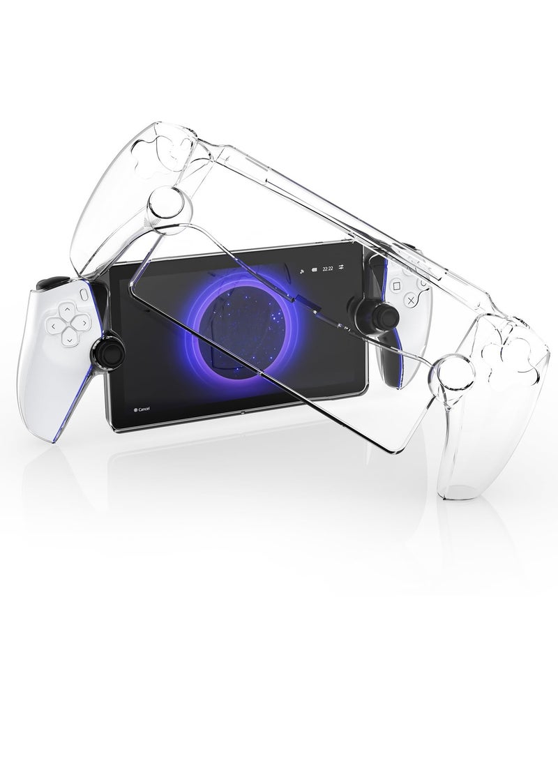 Protective Case for PlayStation Portal Transparent Shockproof Anti-Scratch Shell Cover