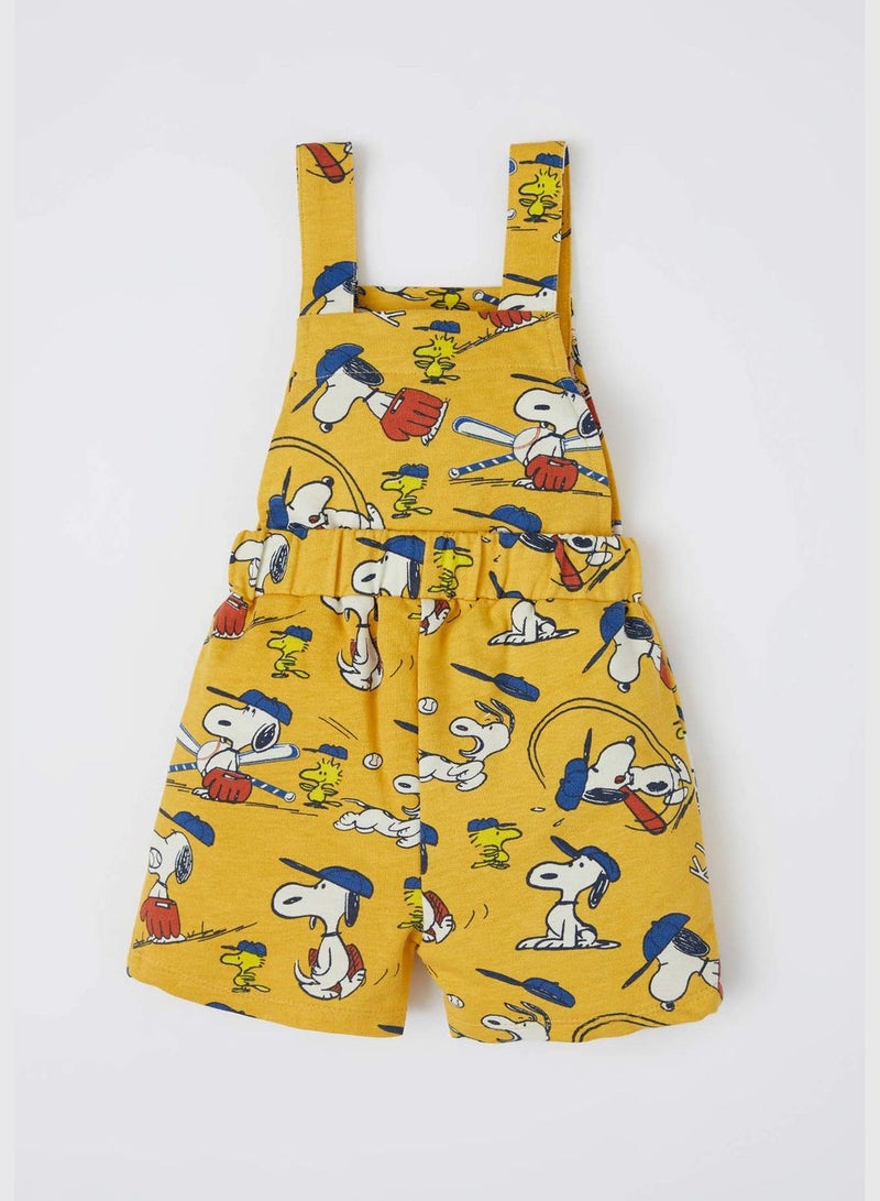 BabyBoy Snoopy Licenced Regular Fit Sleeveless Knitted Overalls