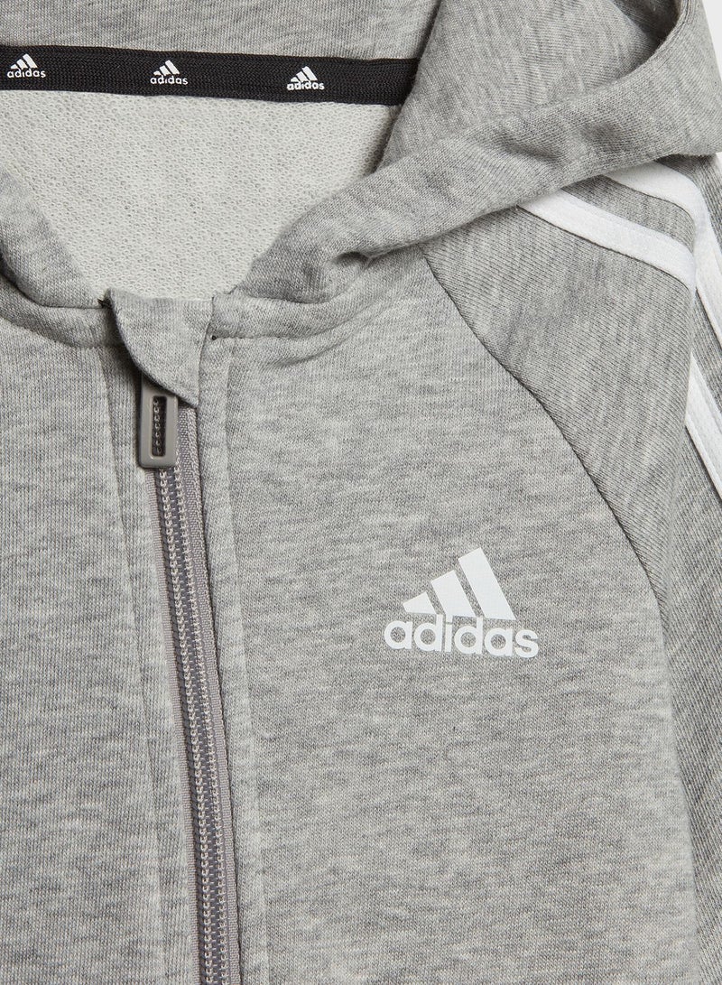 Essentials 3-Stripes French Terry Bodysuit Kids