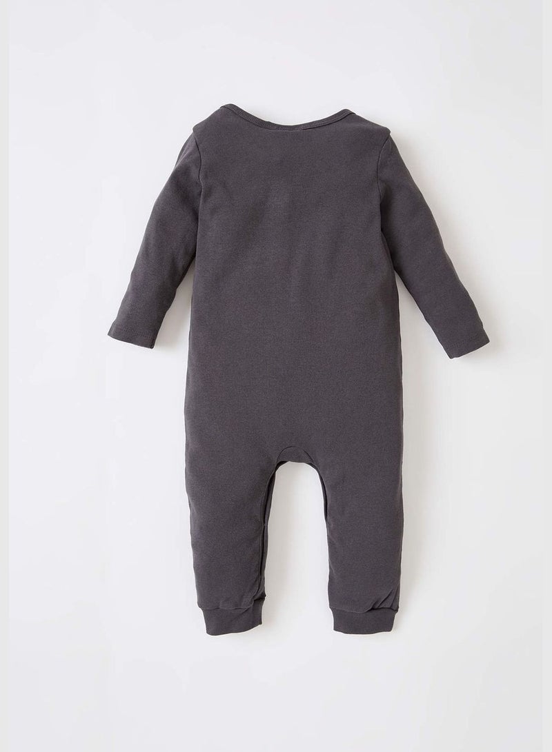Flinstones Licenced Long Sleeve Newborn Sleepsuit