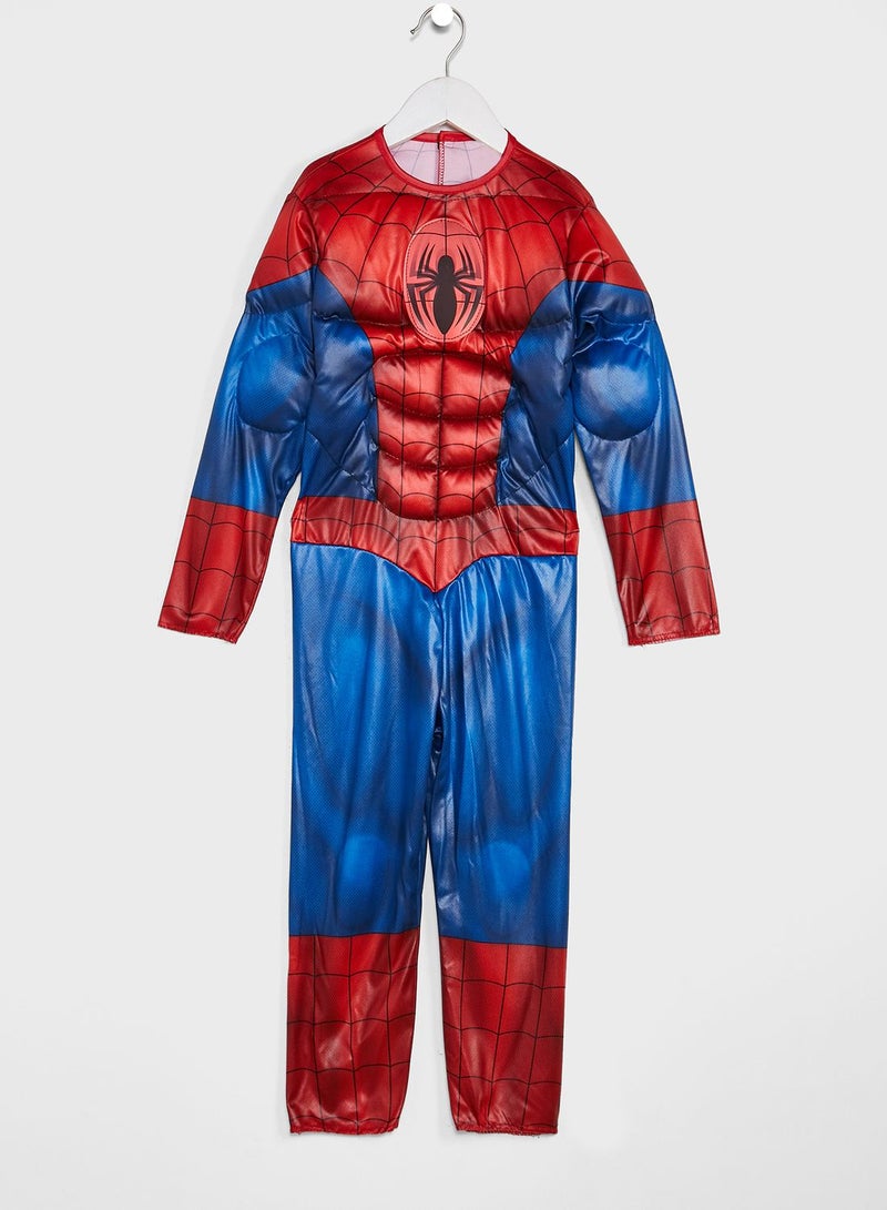 Kids Deluxe Spiderman Costume
