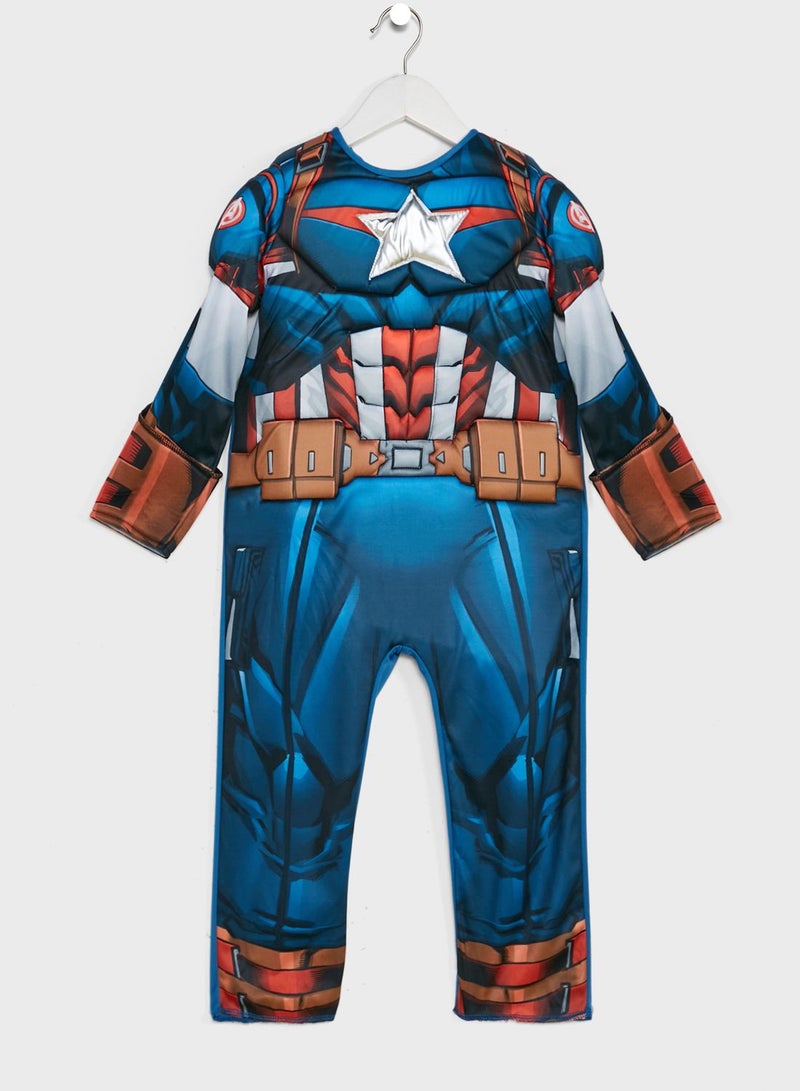 Kids Captain America Core Costume