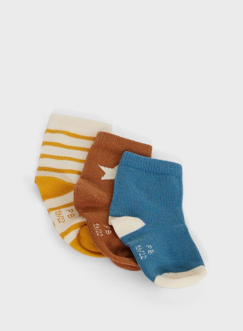 Infant 2 Pack Assorted Socks