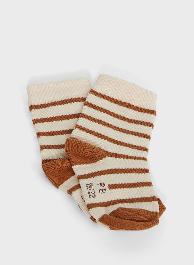 Infant 2 Pack Assorted Socks