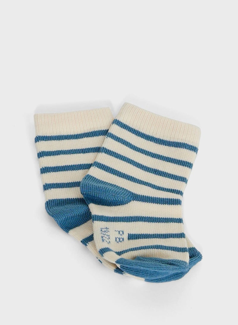 Infant 2 Pack Assorted Socks