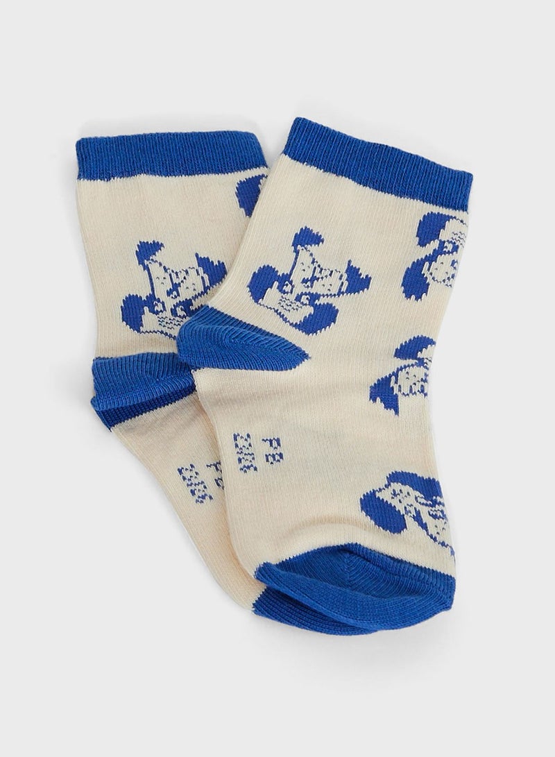 Kids 3 Pack Assorted Socks